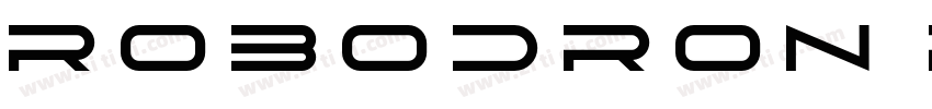 Robodron Regular字体转换
